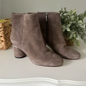 Gray Suede Boots